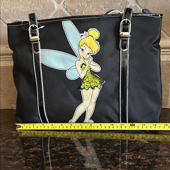 Disneyland Black and Green Tinker Bell Tote Brand new with rates - Picture 8 of 12